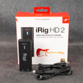 IK Multimedia iRig HD 2 Guitar and Bass Interface - Boxed - 2nd Hand