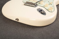 Fender Deluxe Roadhouse Stratocaster - Olympic White - Hard Case - 2nd Hand