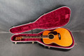 Martin J-40 Standard Jumbo Acoustic Guitar Fitted with Pickup - Case - 2nd Hand