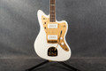 Squier 40th Anniversary Jazzmaster Gold Edition - Olympic White - 2nd Hand (127298)