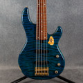 Yamaha BB G5 5-String Electric Bass - Trans Blue Quilt - 2nd Hand