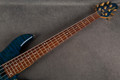 Yamaha BB G5 5-String Electric Bass - Trans Blue Quilt - 2nd Hand