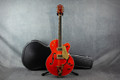 Gretsch G6120DS Chet Atkins Hollow Body - Orange - Hard Case - 2nd Hand