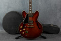 Aria Pro II ES-500 MIJ - Left Handed - Vintage Sunburst - Hard Case - 2nd Hand