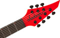 Jackson Pro Plus Series Dinky MDK HT7 - Satin Red with Black bevels