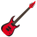 Jackson Pro Plus Series Dinky MDK HT7 - Satin Red with Black bevels