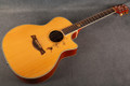 Crafter Twin Birds 32nd Anniversary Bubinga Acoustic Guitar - Natural - 2nd Hand