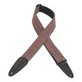 Levy's Print Series Jacquard Weave 2" Guitar Strap - Hogan, Style 009