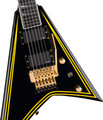 Jackson MJ Series Rhoads RR24MG - Black with Yellow Pinstripes