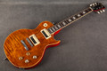 Vintage V100AFD ReIssued Electric Guitar - Flamed Amber - 2nd Hand