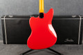 Fender Classic 60s Jaguar - Lacquer Fiesta Red - Hard Case - 2nd Hand