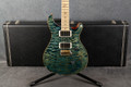 PRS Custom 24 10 Top - Maple Neck - River Blue - Hard Case - 2nd Hand