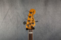 Fender American Deluxe Jazz Bass V - Olympic White - Hard Case - 2nd Hand