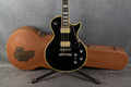 Gibson Les Paul Custom - 1980 - Bare Knuckle PUPs - Ebony - Hard Case - 2nd Hand