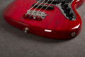 Squier Vintage Modified Jaguar Bass Special - Crimson Red Trans - Bag - 2nd Hand