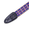 Levy's Signature Series Icon Polyester 2" Guitar Strap - Blue-Red