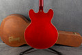 Gibson ES-335 - Bigsby - Satin Cherry - Hard Case - 2nd Hand