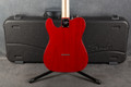 Fender American Professional Telecaster - Crimson Red Trans - Case - 2nd Hand