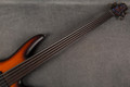 Ibanez SRF705 Fretless 5 String Bass - Brown Burst Flat - 2nd Hand