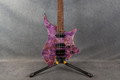 EART GW-2 Headless Electric Guitar - Trans Purple - 2nd Hand