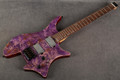 EART GW-2 Headless Electric Guitar - Trans Purple - 2nd Hand