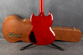 Gibson SG Standard 61 Sideways Vibrola - Vintage Cherry - Hard Case - 2nd Hand