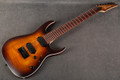 Ibanez RGA742FM-DEF - Duncan Blackouts - Dragon Eye Burst Flat - 2nd Hand