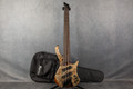 Ibanez EHB1506MS-BIF Headless 6 String Bass - Black Ice Flat - Bag - 2nd Hand