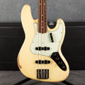 Fender 60th Anniversary Road Worn Jazz Bass - Olympic White - Case - 2nd Hand