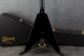 Gibson Custom Shop Flying V Custom - Ebony - Hard Case - 2nd Hand