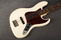 Fender MIJ JB-62 Jazz Bass Reissue - Olympic White - Gig Bag - 2nd Hand