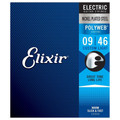 Elixir Electric Guitar Strings - Polyweb Nickel Custom Light ( 9-46 )