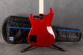Squier Paranormal Strat-o-Sonic - Crimson Red Transparent - Gig Bag - 2nd Hand