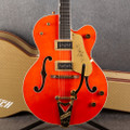 Gretsch G6120 - Orange Satin - TV Jones Pickups - Hard Case - 2nd Hand