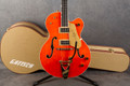 Gretsch G6120 - Orange Satin - TV Jones Pickups - Hard Case - 2nd Hand