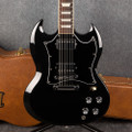 Gibson SG Standard - Ebony - Hard Case - 2nd Hand (130091)