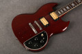 Gibson 1970s SG Deluxe - Modified - Cherry - Hard Case - 2nd Hand