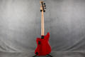 Squier Vintage Modified Jaguar Bass Special - Crimson Red Transparent - 2nd Hand