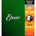 Elixir Acoustic Bass 4 Long Nanoweb Strings-Lgt(.045-.100)