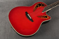 Ovation Custom Elite C2078AX - Red Tear Drop - Hard Case - 2nd Hand (130343)