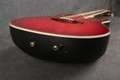 Ovation Custom Elite C2078AX - Red Tear Drop - Hard Case - 2nd Hand (130343)