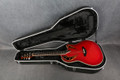 Ovation Custom Elite C2078AX - Red Tear Drop - Hard Case - 2nd Hand (130343)