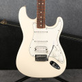 Fender Mexican Standard Stratocaster HSS - Arctic White - Hard Case - 2nd Hand