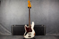 Fender Custom Shop 60s Lefty Jazz Bass Relic - Olympic White - Case - 2nd Hand