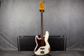Fender Custom Shop 60s Lefty Jazz Bass Relic - Olympic White - Case - 2nd Hand