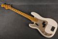 Fender Custom Shop 57 Journeyman Precision Bass LH Aged White - Case - 2nd Hand