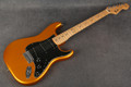 Fender Mexican Standard Stratocaster Satin - Blaze Gold - Hard Case - 2nd Hand