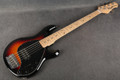 Ernie Ball Musicman StingRay 5H - Vintage Sunburst - Hard Case - 2nd Hand