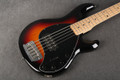 Ernie Ball Musicman StingRay 5H - Vintage Sunburst - Hard Case - 2nd Hand