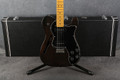 Fender Modern Player Telecaster Thinline - Trans Charcoal - Hard Case - 2nd Hand